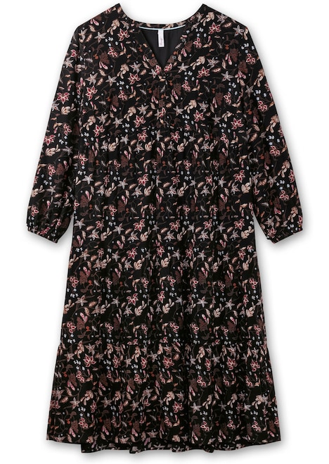 Druckkleid Langarm Print