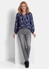Blouse met bloemenprint