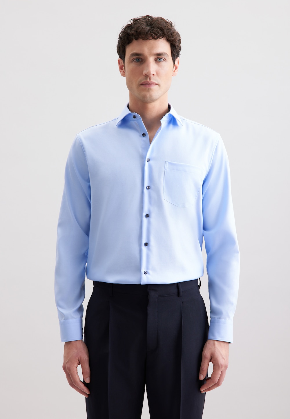 Herren Business Hemd - Uni