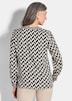 GOLDNER Blouse met print Gedessineerde blouse van viscose-satijn