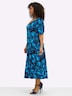 Jersey-Kleid Jerseykleid mit Schmetterlingsprint Kurzarm Ohne Kragen