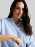 Bluse mit Leinenanteil