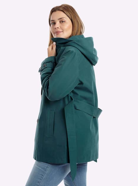 Jacke Langarm Doppelter Kragen