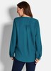 Elegante Viskosebluse mit V-Ausschnitt