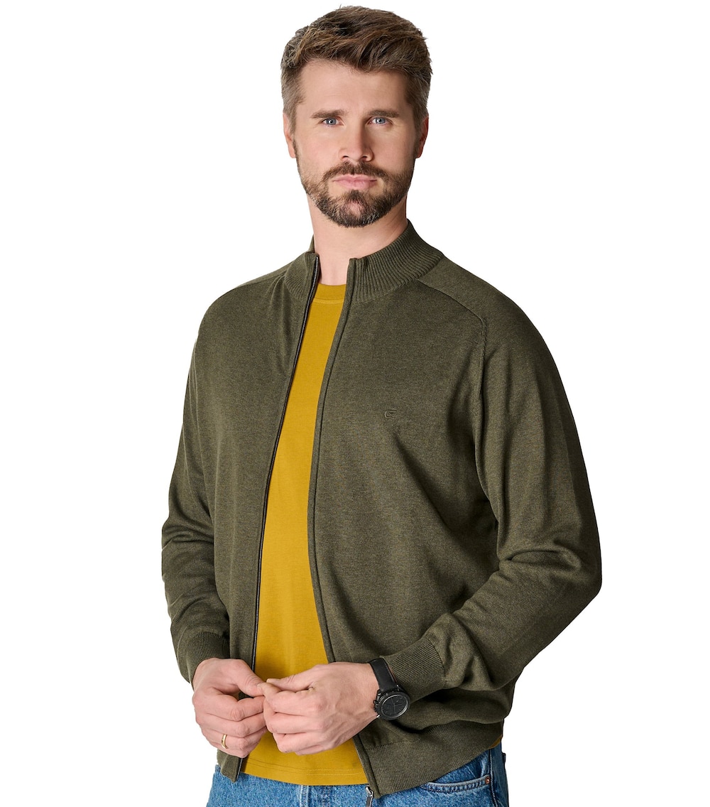Strickjacke uni