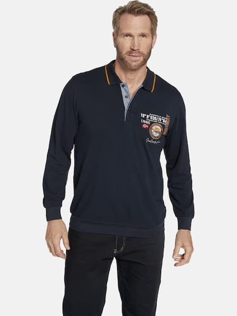 Langarm-Poloshirt LOKI