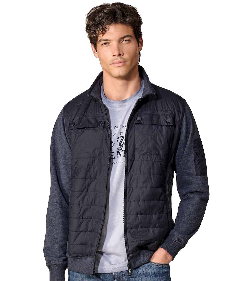 Sweatjacke uni