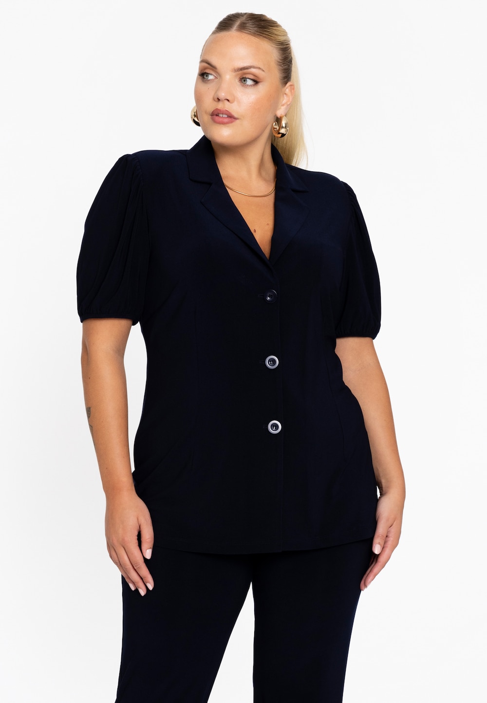 Blazer mit Puffärmeln