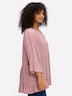 Bluse 3/4-Arm Ohne Kragen