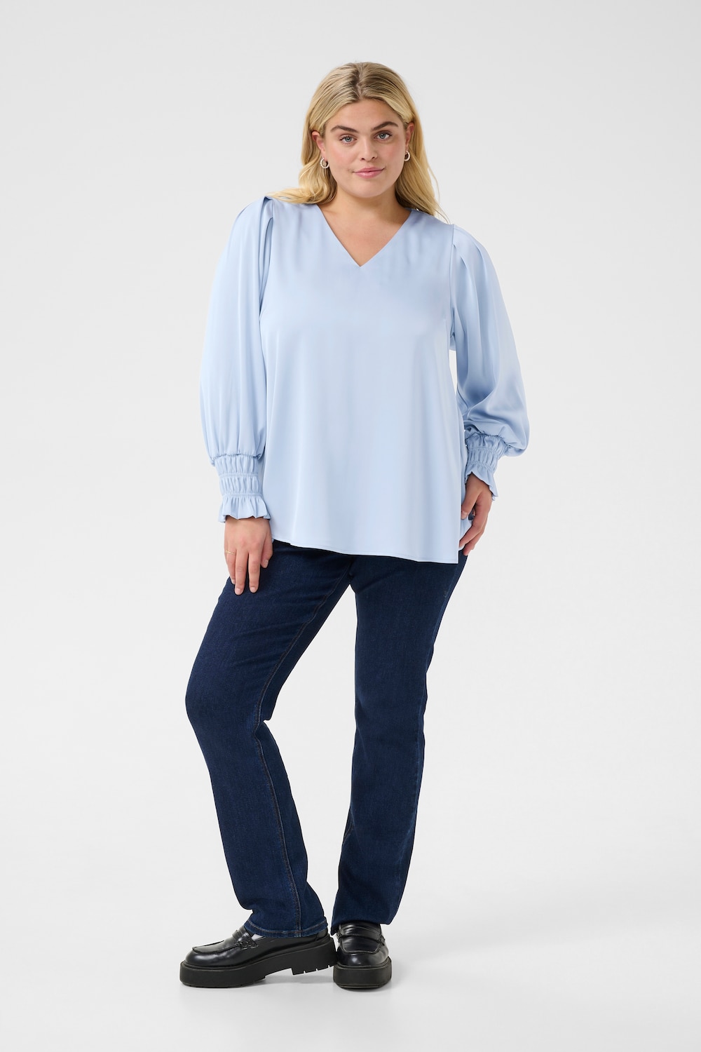 Langarm-Bluse A-shape