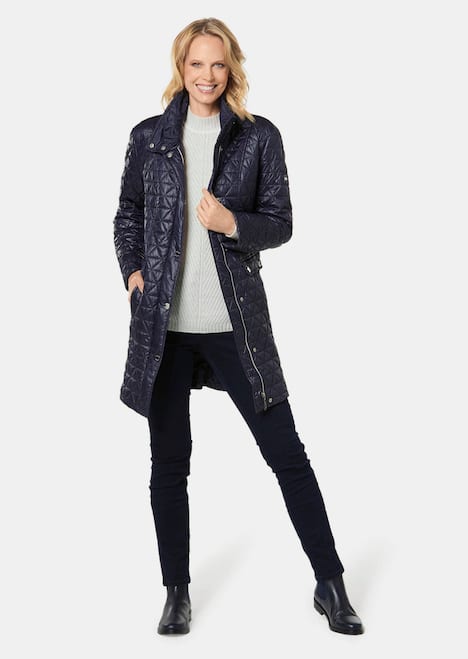 GOLDNER Gewatteerde korte mantel Gewatteerde korte mantel met opstaande kraag