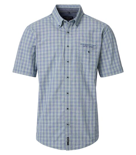Freizeithemd Kurzarm kariert Casual Fit