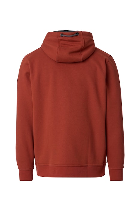 Sweatjacke mit Kapuze uni