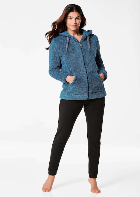 Flausch-Freizeitjacke in Blousonform