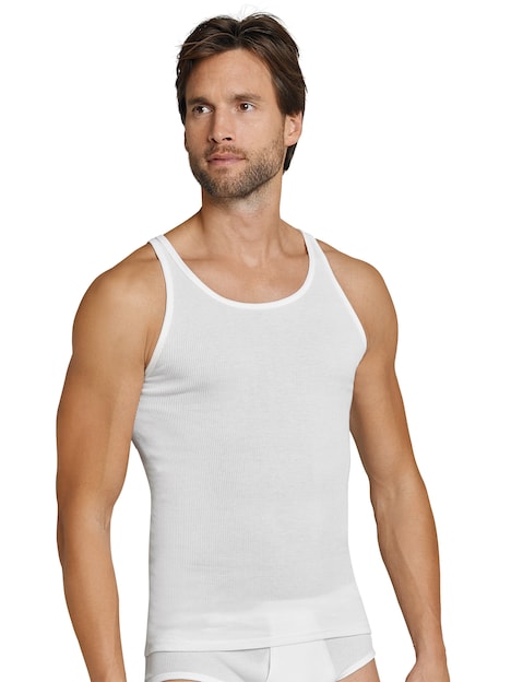 Schiesser Herren Doppelripp Unterhemd 2er-Pack Original Classics
