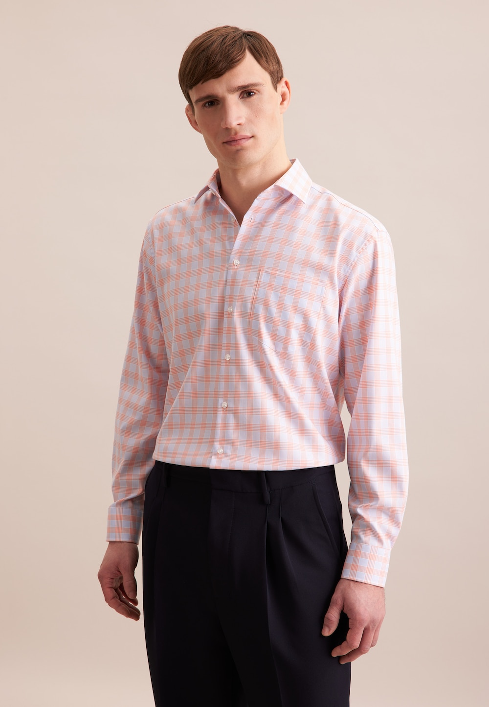 Herren Business Hemd - Karo