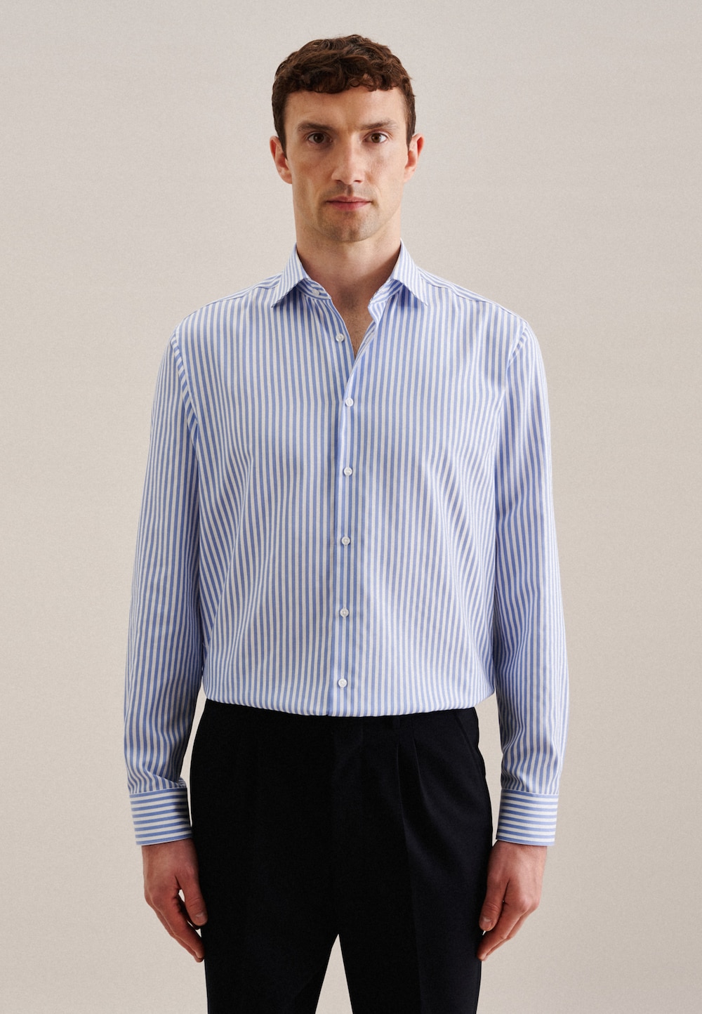 Herren Business Hemd - Gestreift