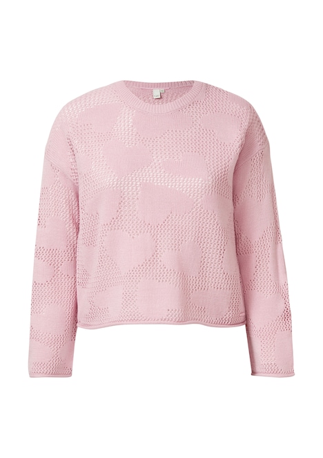 Transparenter Pullover