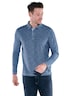 engbers Herren Langarm-Shirt strukturiert , Marineblau