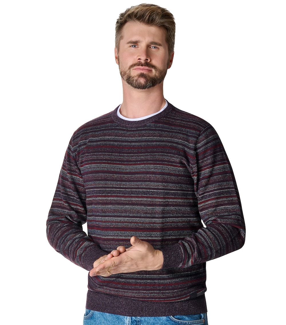 Pullover gestreift