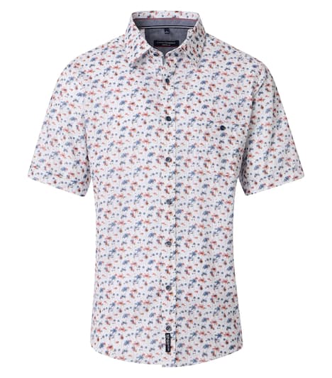 Freizeithemd Kurzarm Print Casual Fit