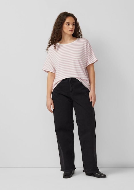 T-Shirt mit Fledermausärmeln im Loose Fit