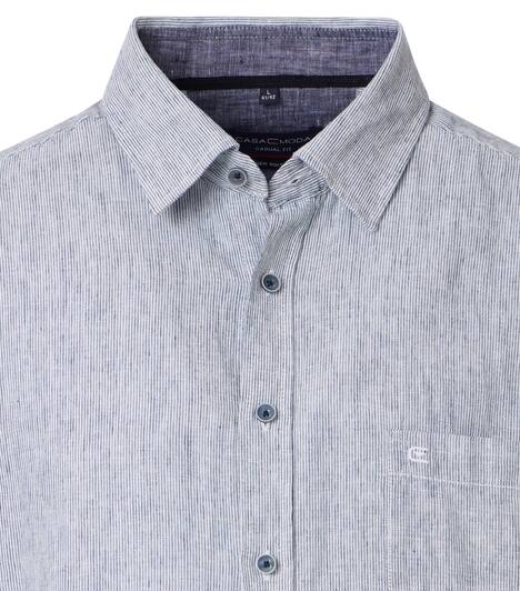 Leinenhemd gestreift Casual Fit