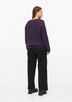 Weicher Pullover mit Strukturmuster