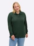 Pullover Langarm Jersey Uni Rollkragen