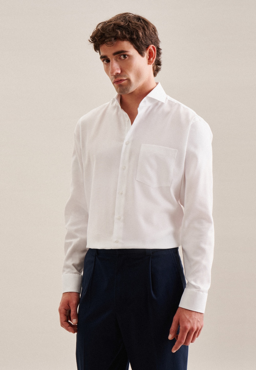 Herren Business Hemd - Uni