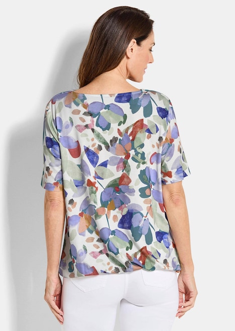 Cityshirt mit floralem Print