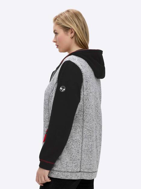Sweatjacke Langarm Sonstiges Muster Mit Kapuze