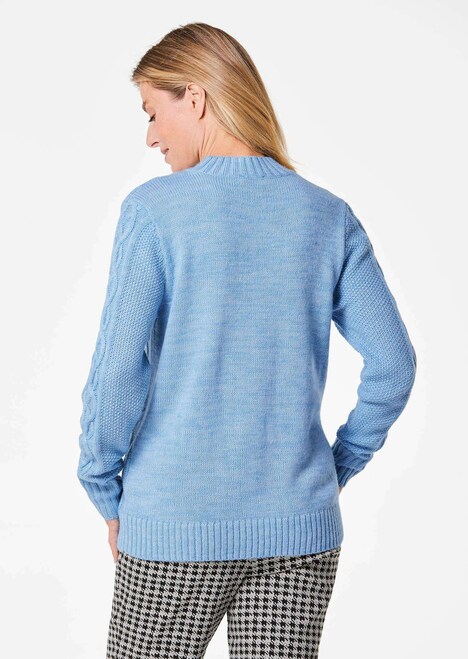 Zachte trui met prachtige structuur