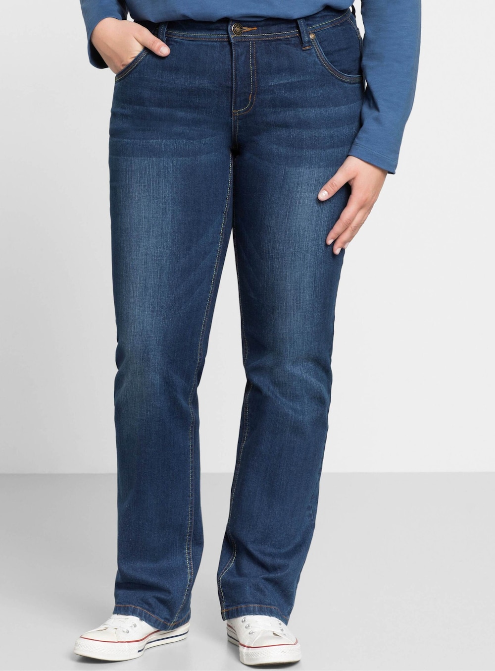 Stretch-Jeans Uni