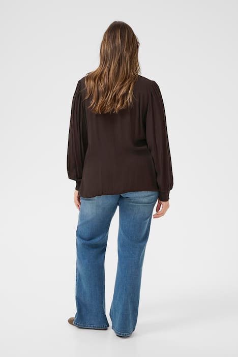 Langarm-Bluse Regular fit