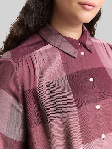 Hemdbluse mit Karomuster