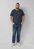 Weiches Henley-Shirt aus Melange-Jersey
