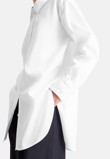 Damen Oversizebluse - Uni