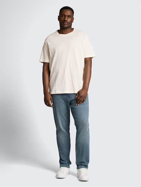 Basic T-Shirt aus Baumwolle