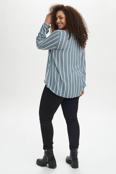 Langarm-Bluse Regular fit