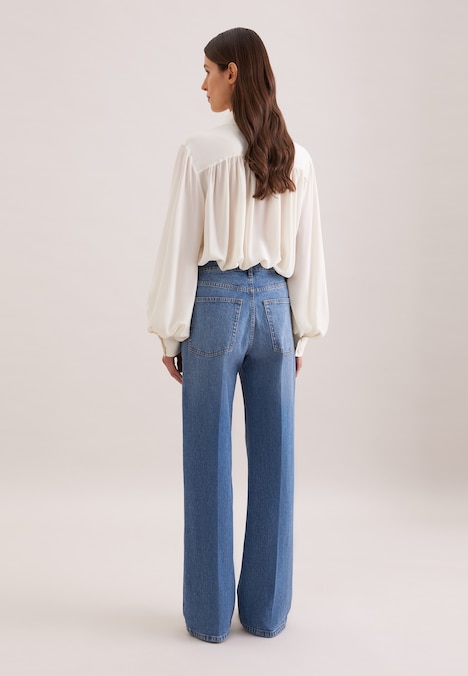 Damen 5-Pocket Denim - Denim