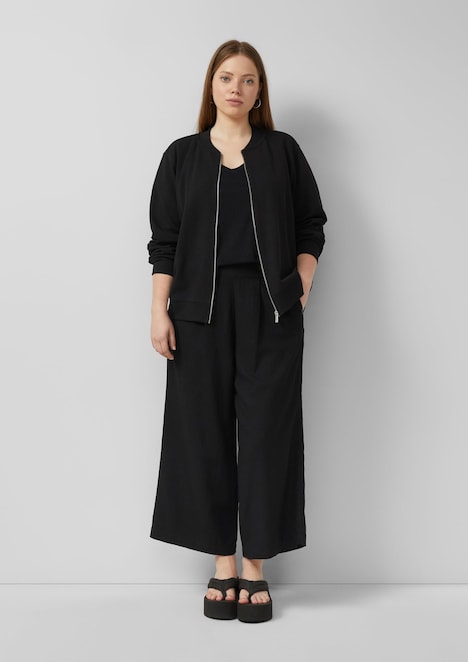 Culotte aus Leinemix