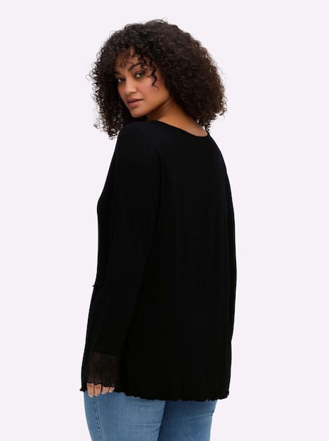 Sweatshirt Langarm Ohne Kragen