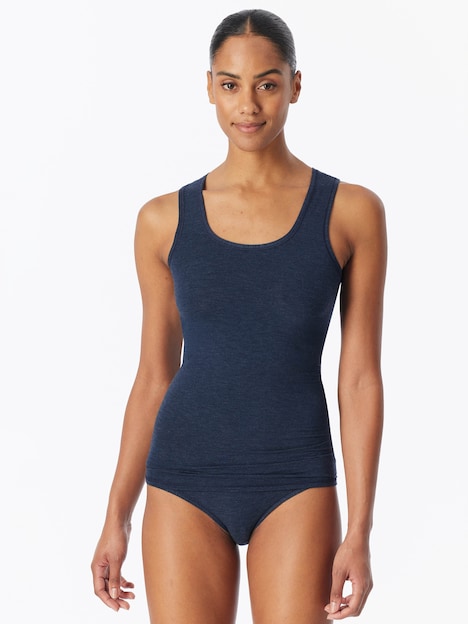 SCHIESSER Damen Tank Top - nachtblau