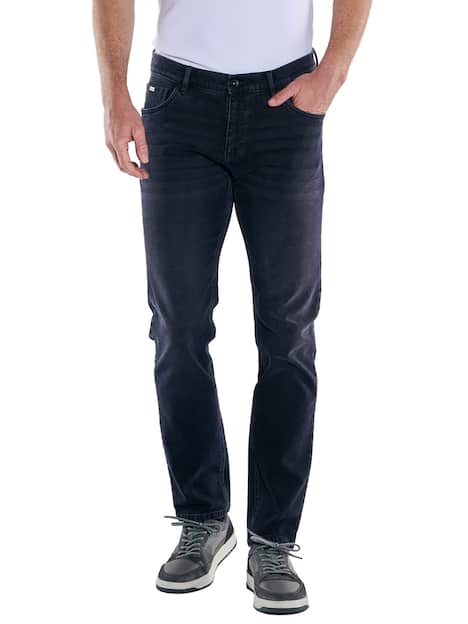 engbers Herren Super-Stretch-Denim regular , Saphirblau