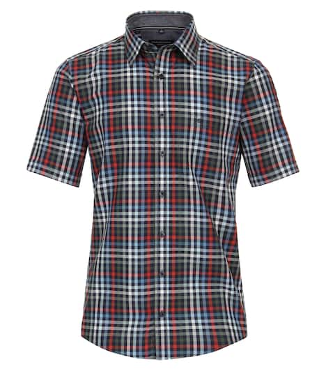 Freizeithemd Kurzarm kariert Casual Fit