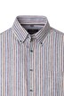 Leinenhemd Kurzarm gestreift Casual Fit