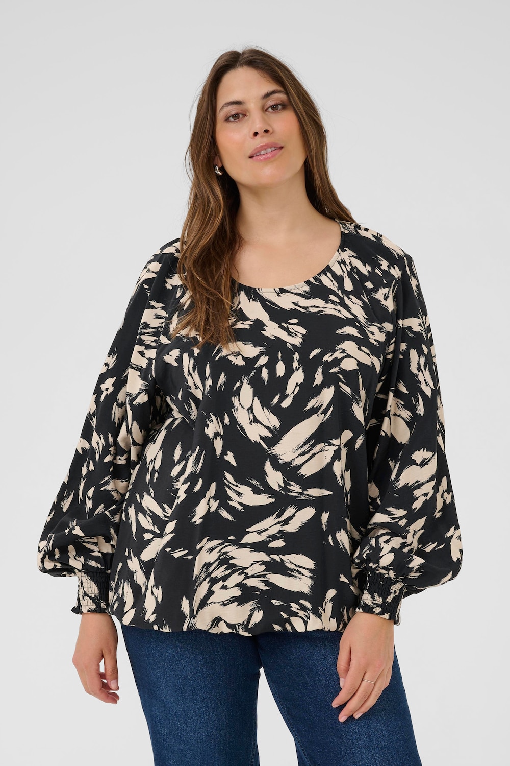 Blouse met lange mouwen Regular fit
