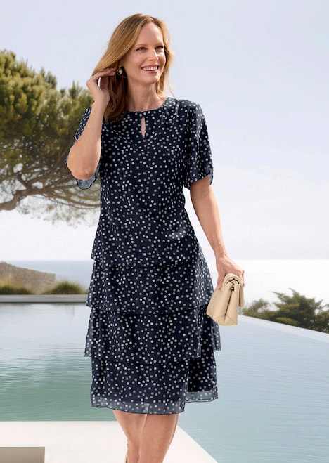 Sommerkleid mit Tupfen-Muster