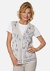GOLDNER Jacquardvest Verbloemend jacquard tricot vest in hoogwaardige kwaliteit